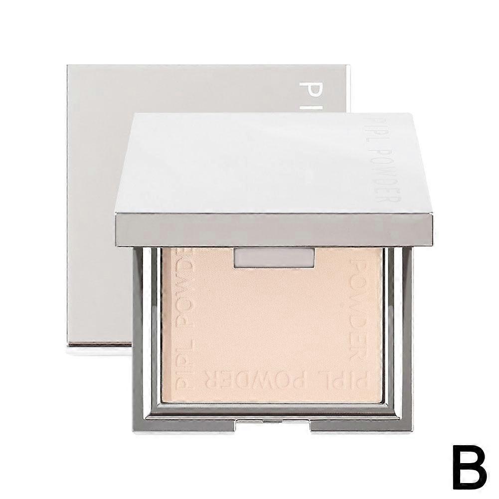 Portable Pressed Powder with Nicotinamide Lavender Extract 10g Oil Control Natural Matte Finish Travel Size