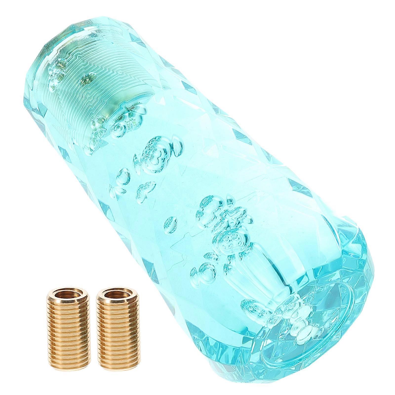 Transparent Shift Knob Gear Shifter Designed For Car Enthusiasts 10Cm Manual Transmission Vehicles 3Pcs Easy Installation