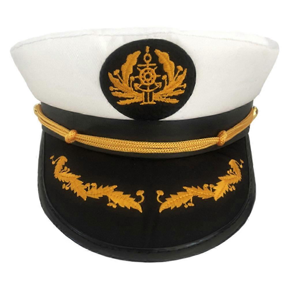 Adjustable Captain Hat 6Pcs For Men Women Perfect For Cosplay Party With Face Shape Flattering Feature