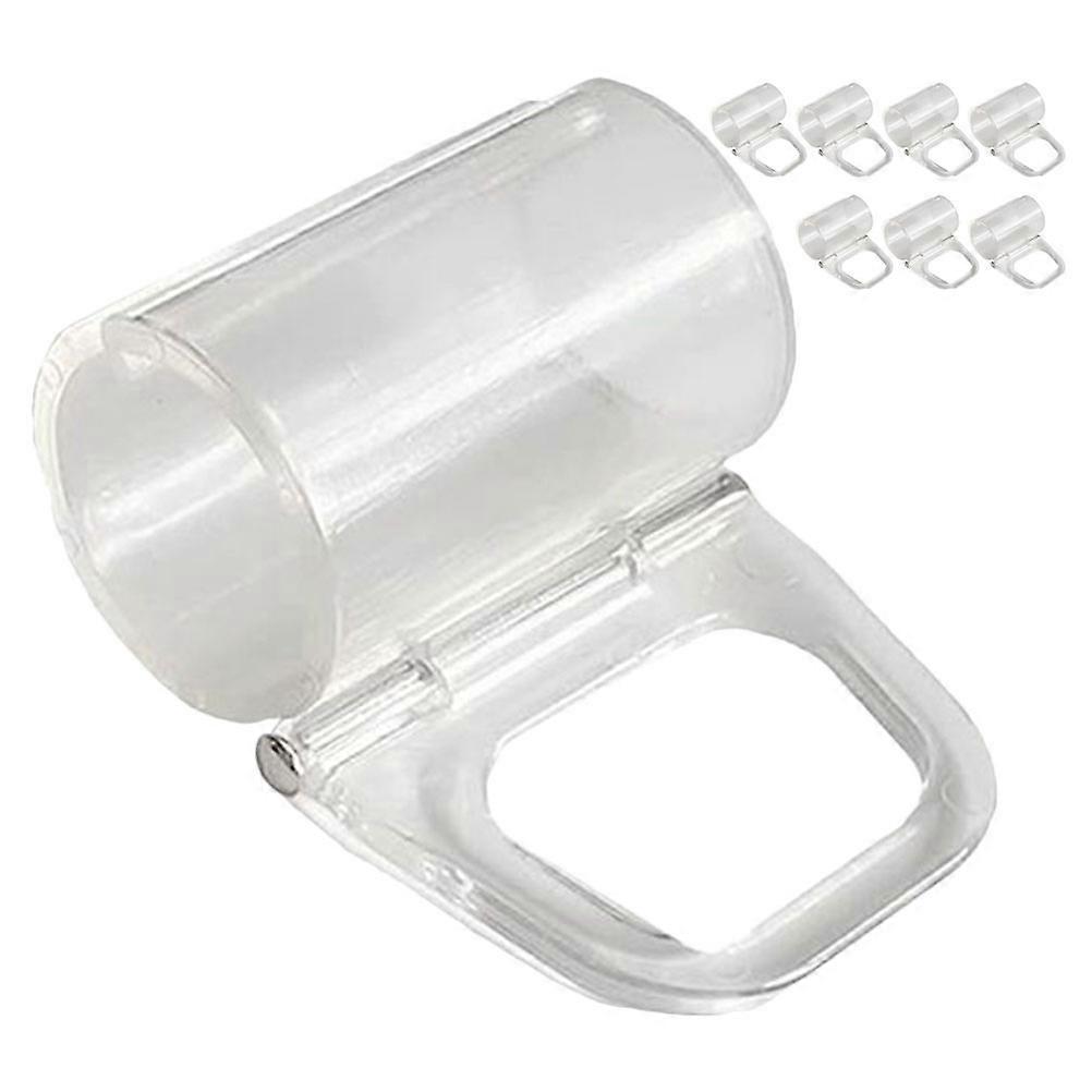 Roller Shade Pulls Cordless Shade Handle for Curtains 40Pcs Set White