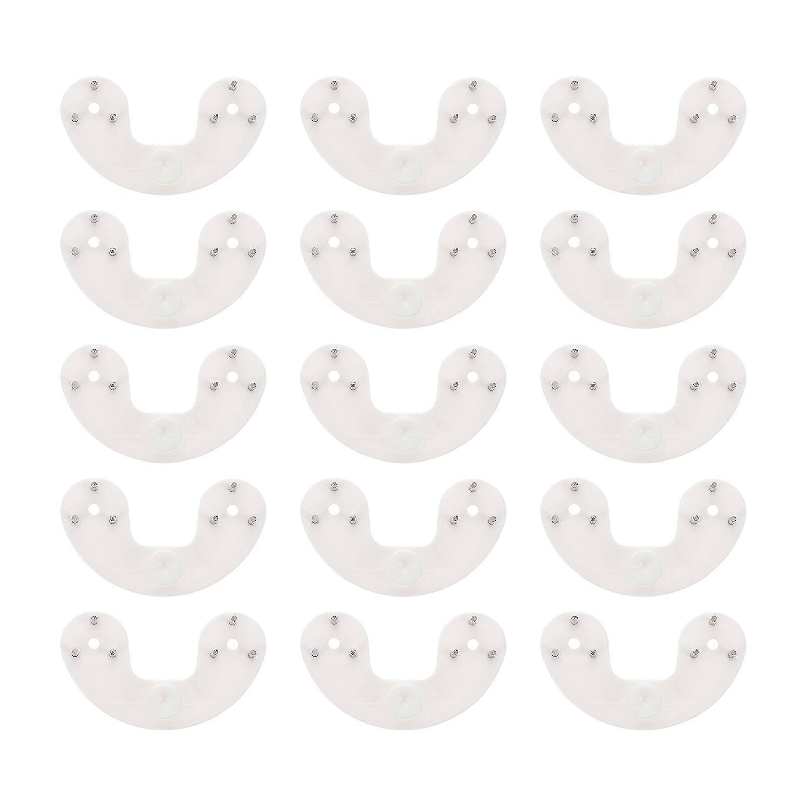 Hardwall Hangers Invisible Nail Hooks for Hanging 100Pcs White Set