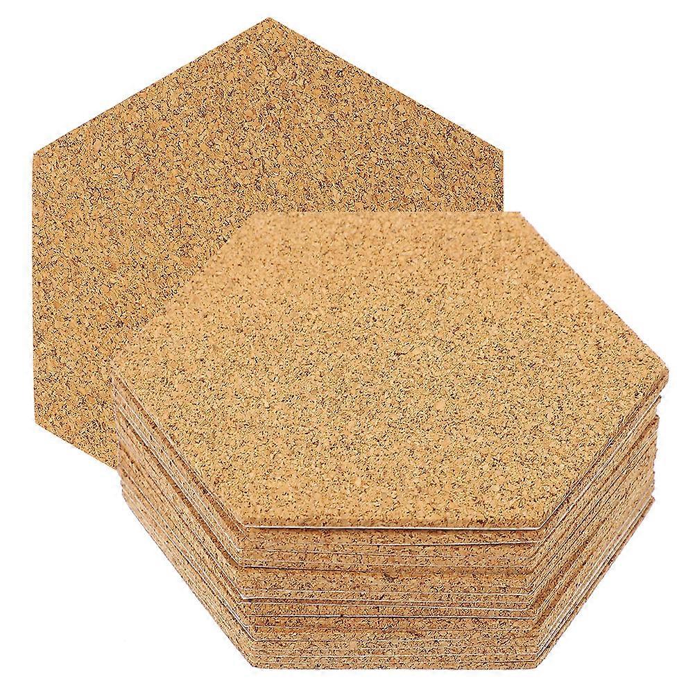 Hexagon Cork Board Tiles for Writing and Crafting with 480 Pieces