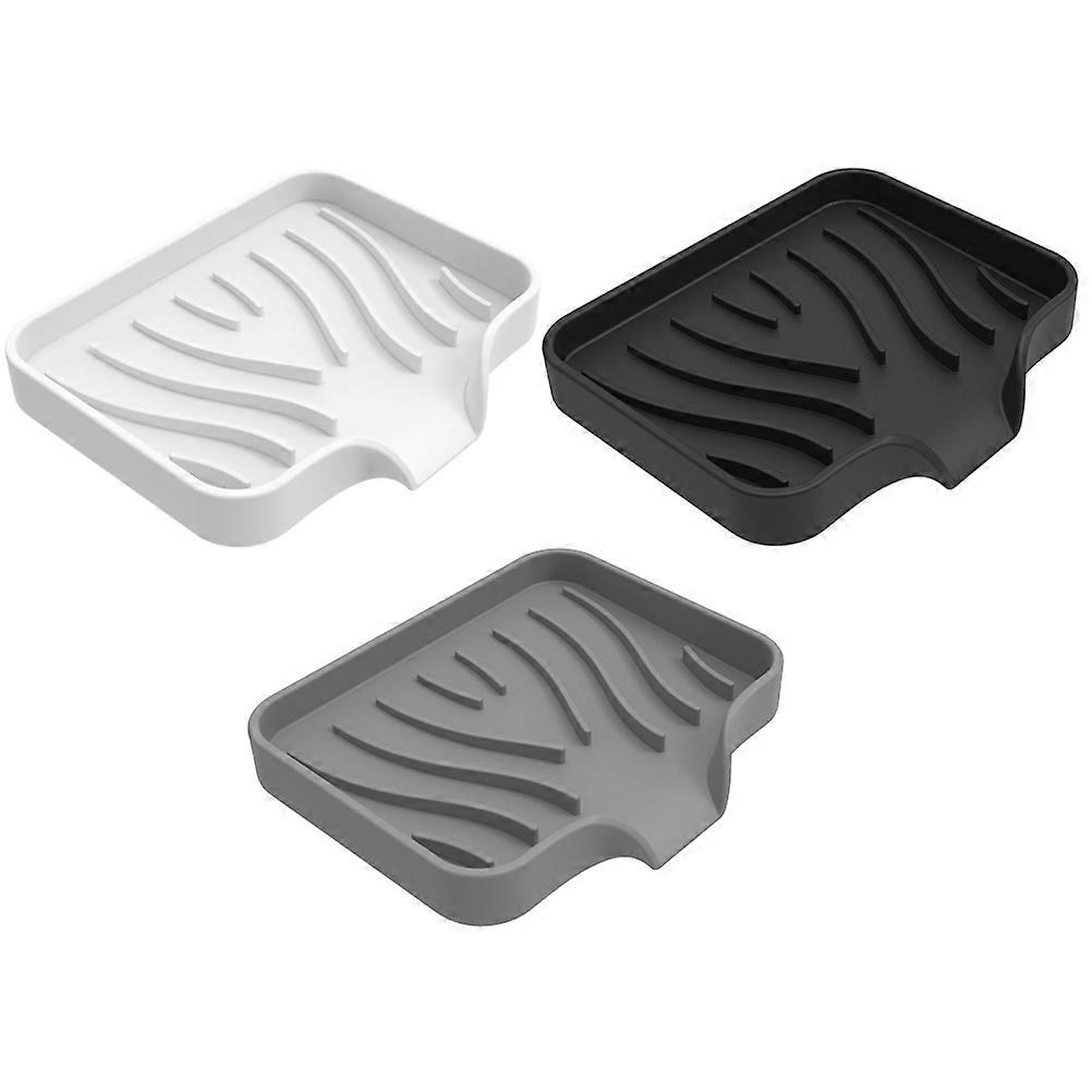 Self Draining Bar Soap Holder Silicone for Bathroom 6Pcs Pack