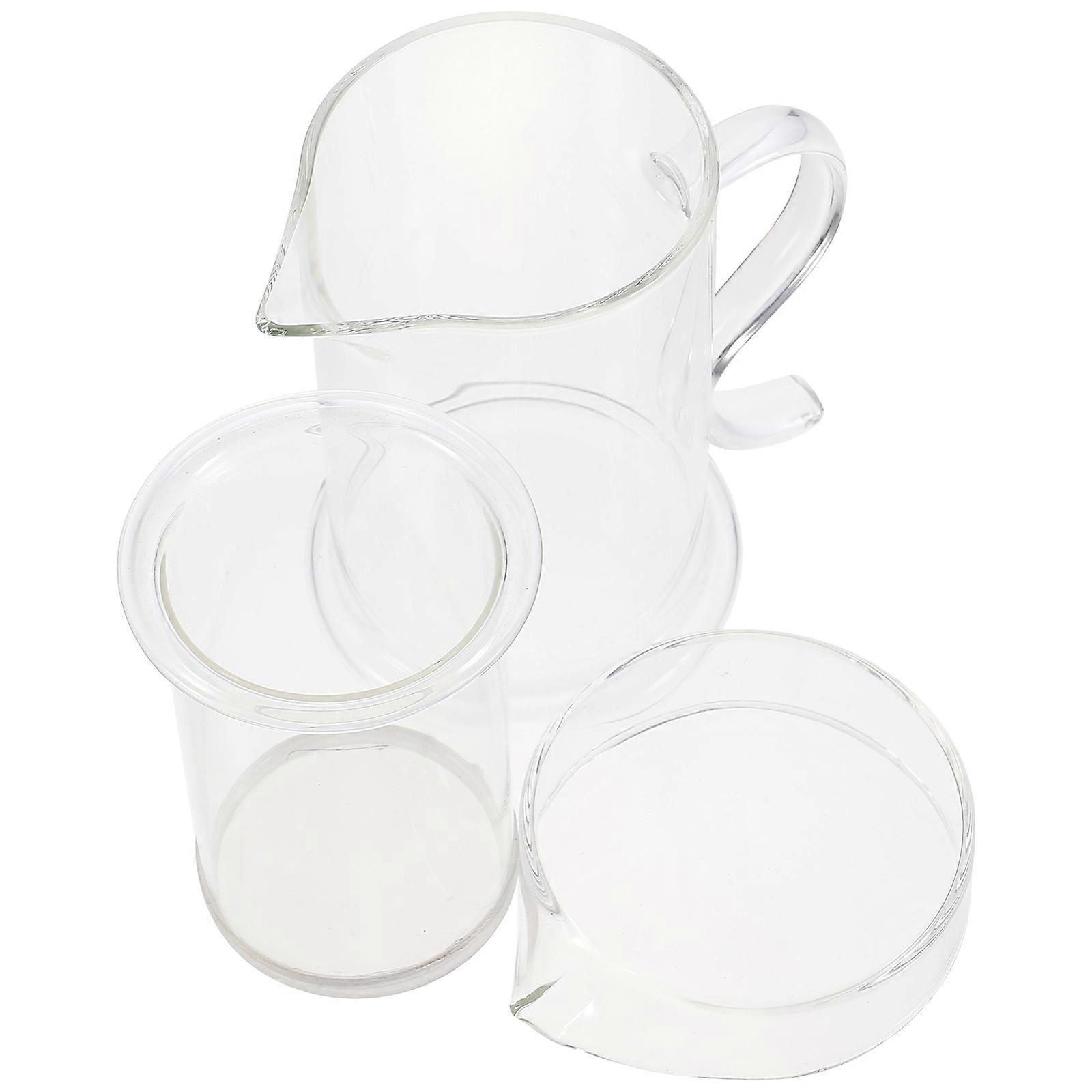 Borosilicate Glass Teapot for Filtration Tea Maker 2Sets Assorted Color