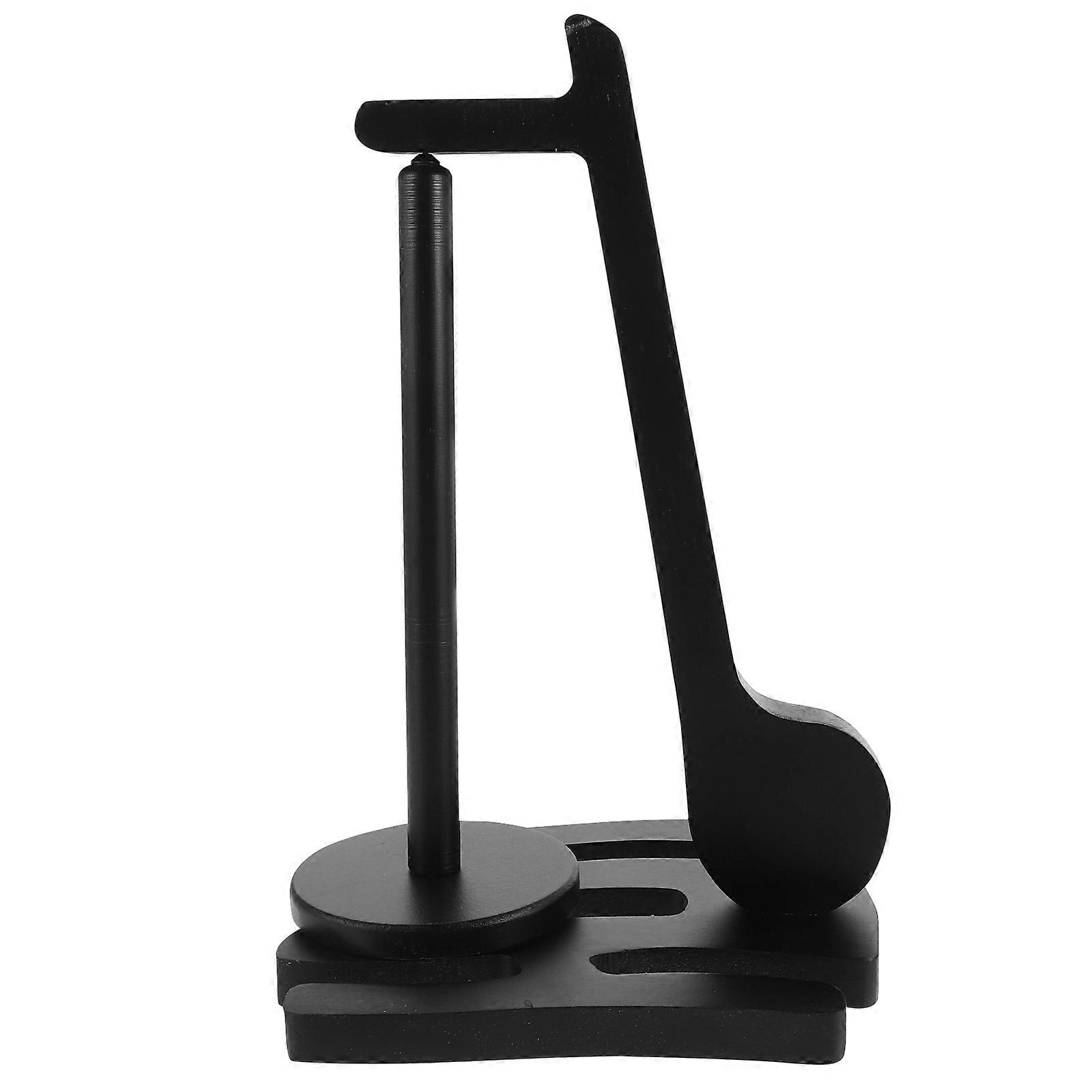 Rotating Yarn Spool Rack For Home Crafting Knitters Square Black Wooden Material 1Set