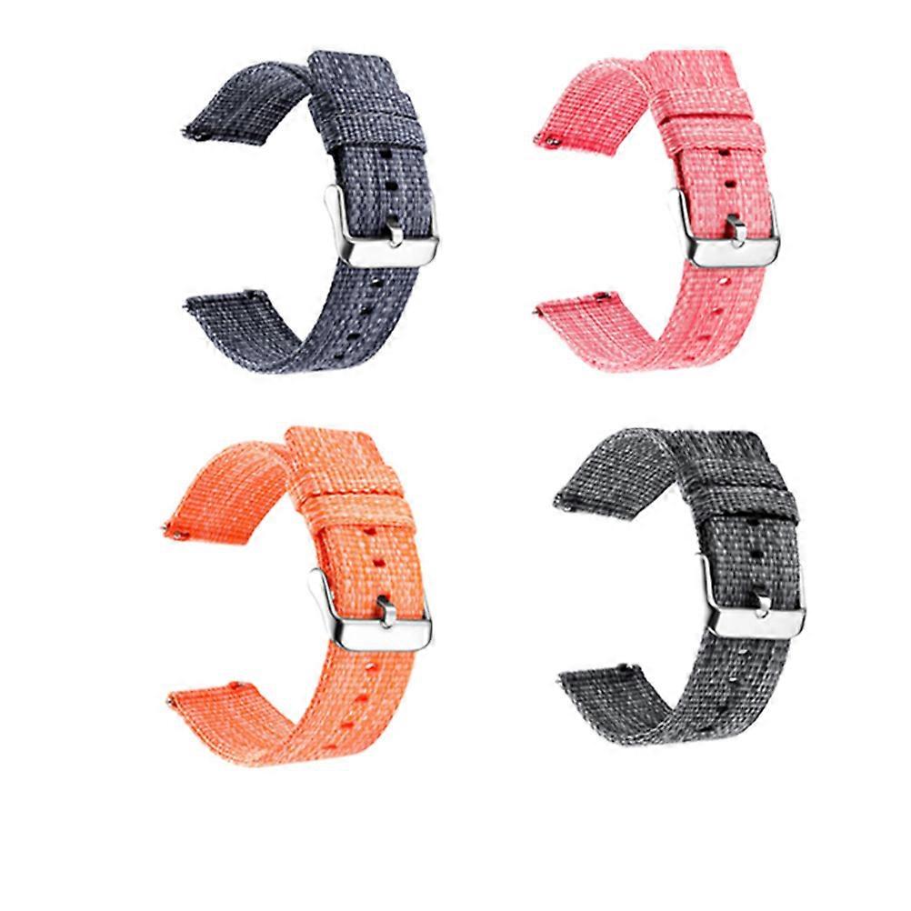 Kellon vaihtoranneke vaaleanpunainen ja mukava koko päivän kestävä kangas älykellokäyttöön