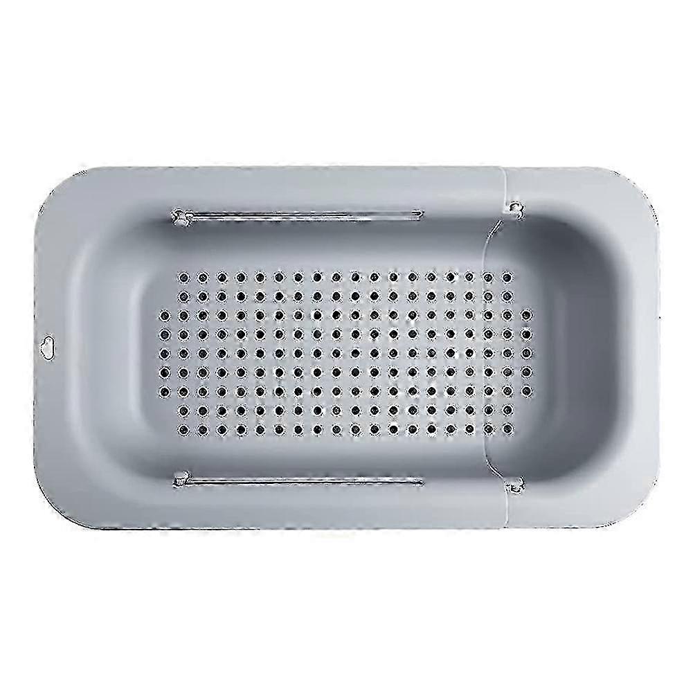 Extendable Sink Strainer Baskets with Colander and Fruit Vegetable Storage for Kitchen Sink