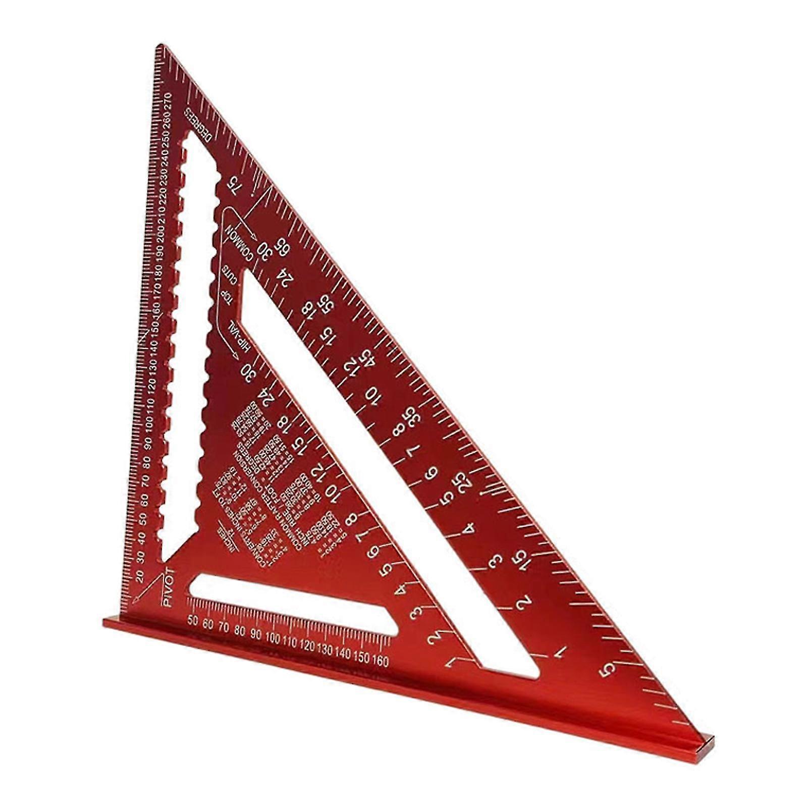 Triangles Right Angle Ruler for Woodworking Sturdy Professional Measuring Tool for Carpenters