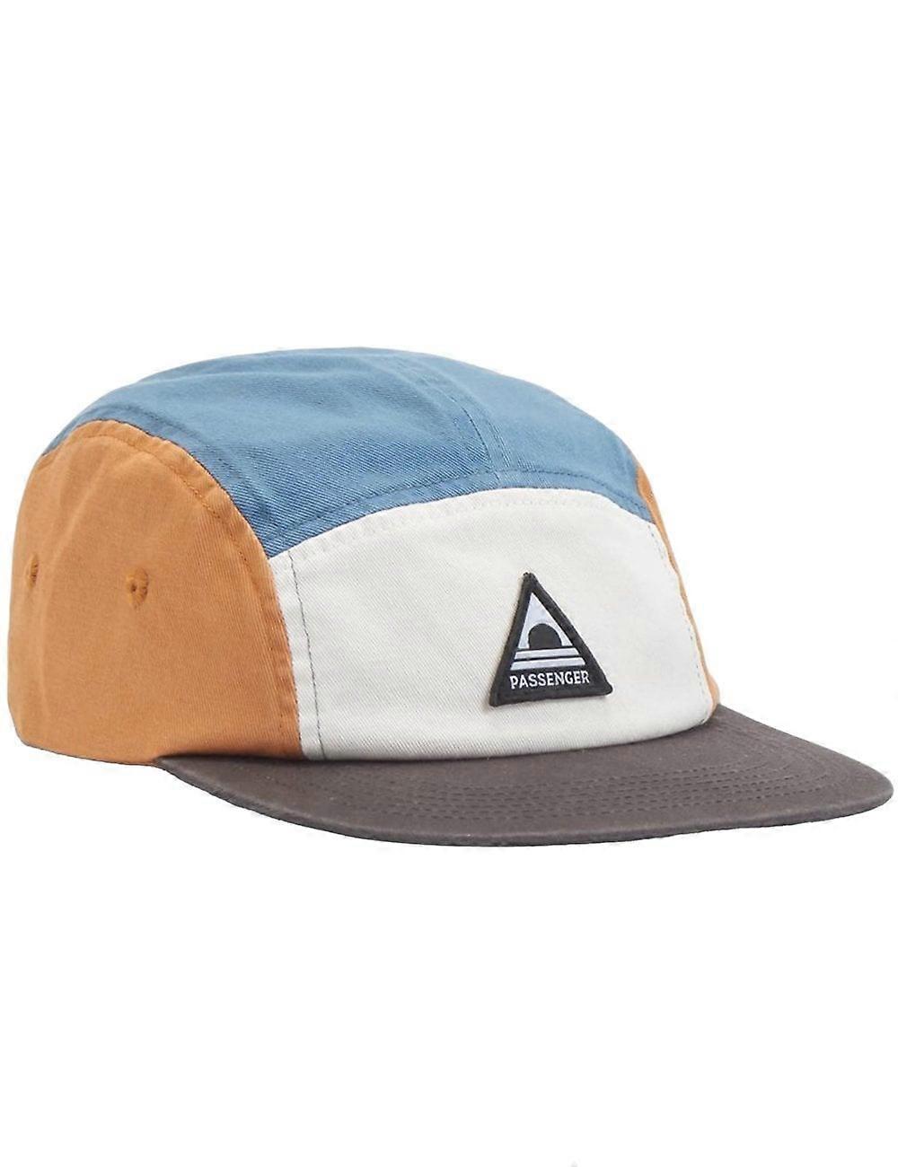 Men's Passenger Fixie Recycled 5 Panel Cap - Spruce Yellow Multi