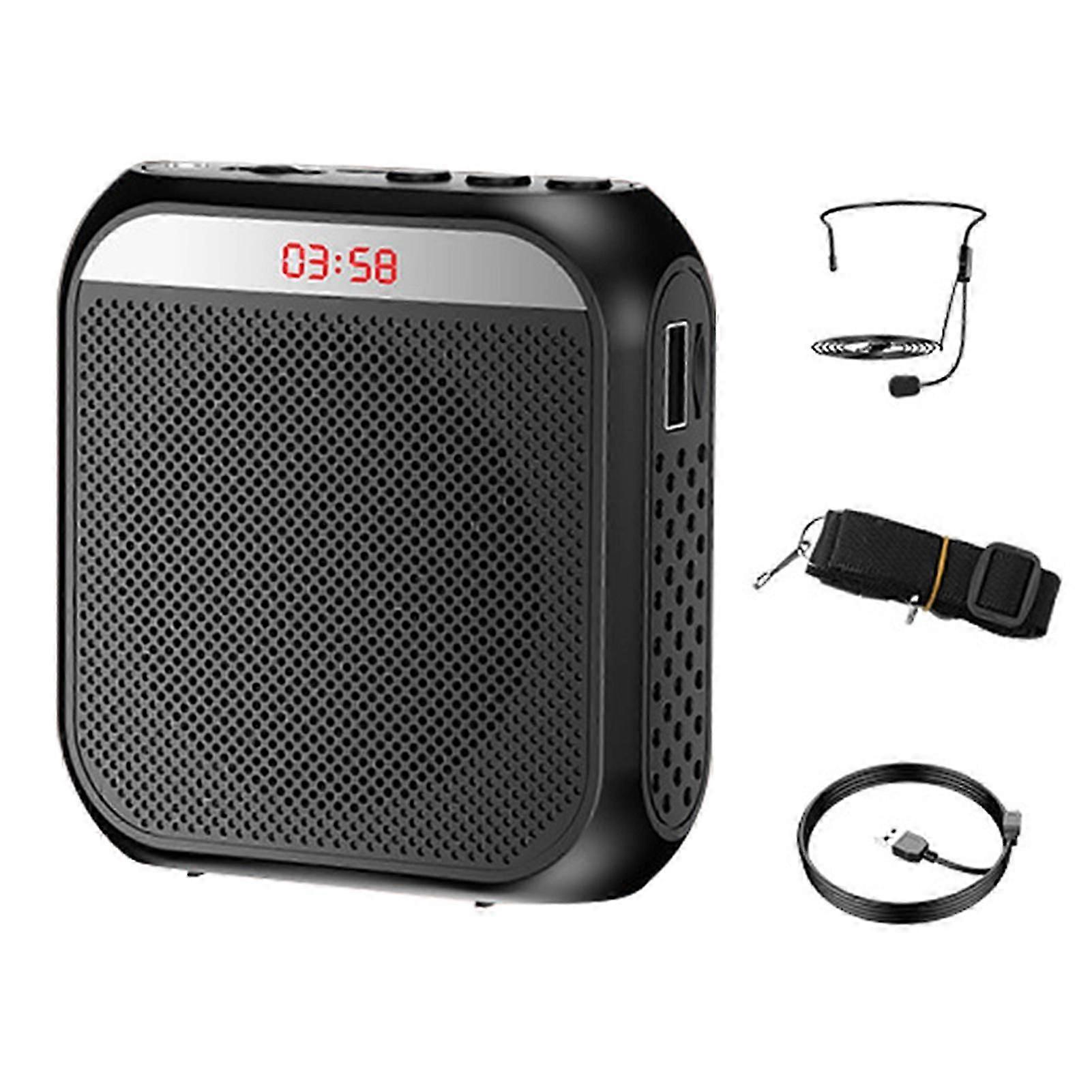 Mini Portable Voice Amplifier 2200mAh Rechargeable Mic PA-System Personal-Amplifier for Teacher