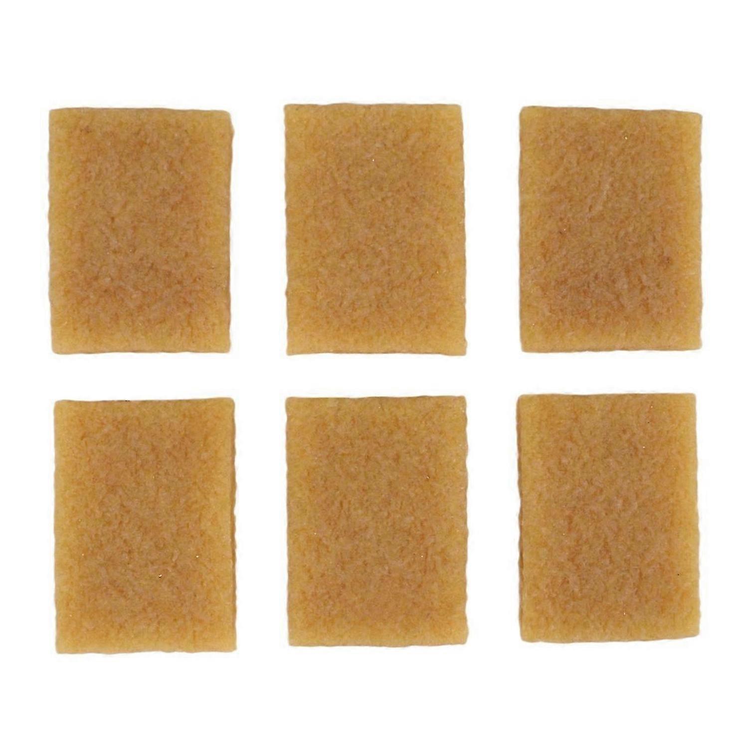 6PCS Rubber Cement Eraser, Glue Runner Eraser, Glue Residue Pick-Up Eraser for Removing Adhesive and