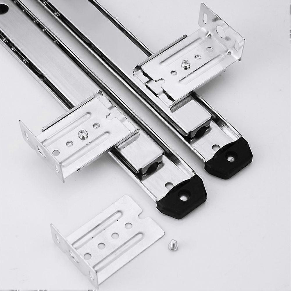 35Key Desk Keyboard Drawer Rail Desk Tray Slide Rail Track Adjustable