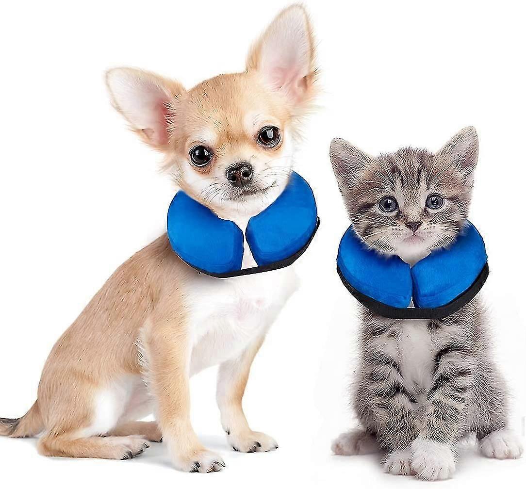 Inflatable - Recovery - Cone Collar For Dogs Cats After Surgery Soft Protective Recovery Collar Cone Prevent Pets From Touching Stitches Wounds And Ra