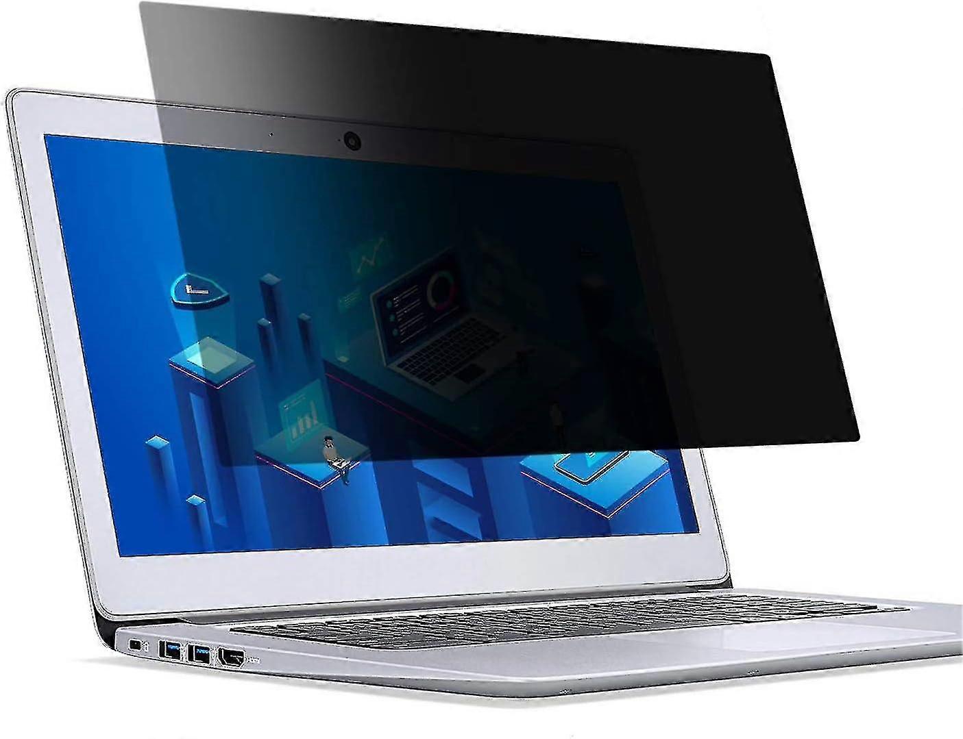 15.6 inch Privacy Screen Protector for Laptops - Anti-Glare & Scratch-Resistant Filter for 16:9 Displays