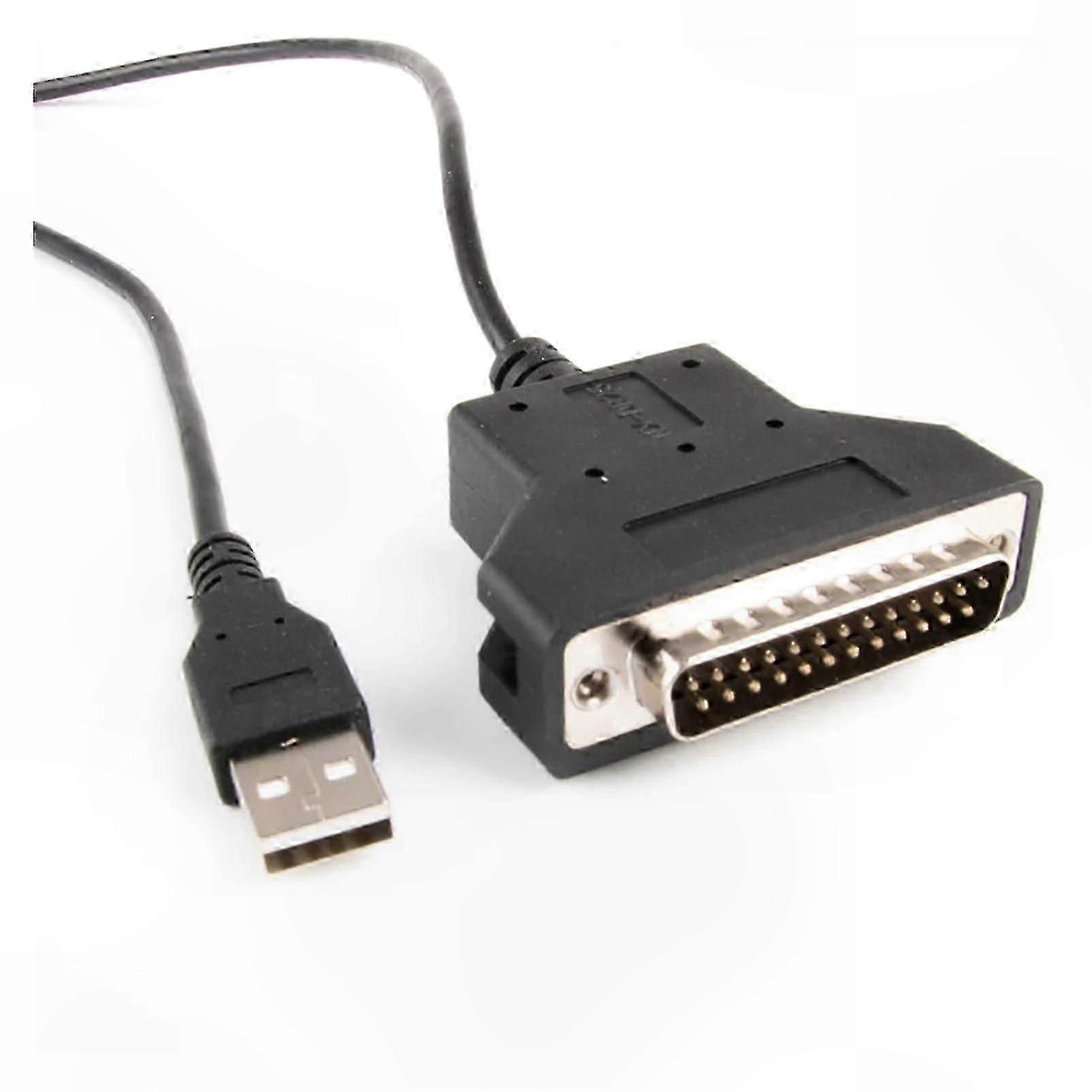 USB to DB25 Male RS232 Serial Converter Cable with CP2102 Chip for Receipt Printer (0.29m)