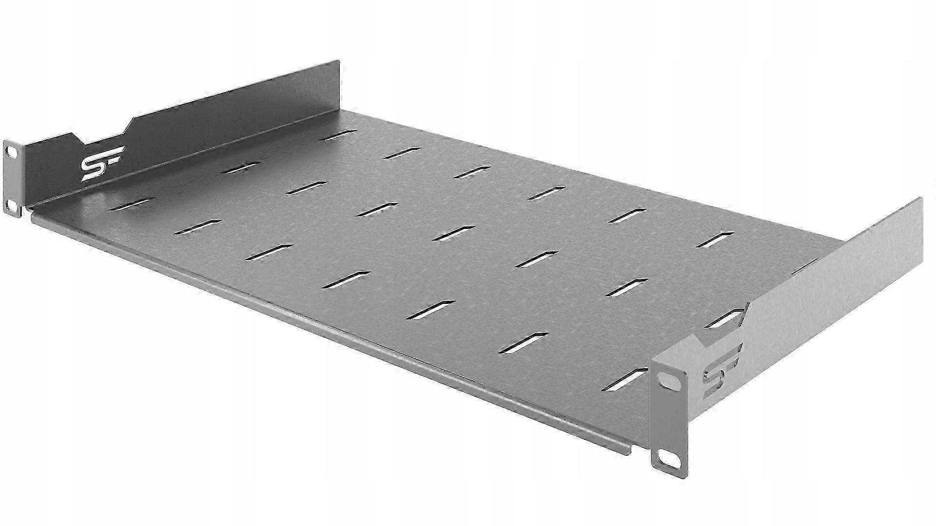 Rack Standard Shelf Fixed 1u 19" 270 Mm Galvanized Thick Steel Sheet Stalflex