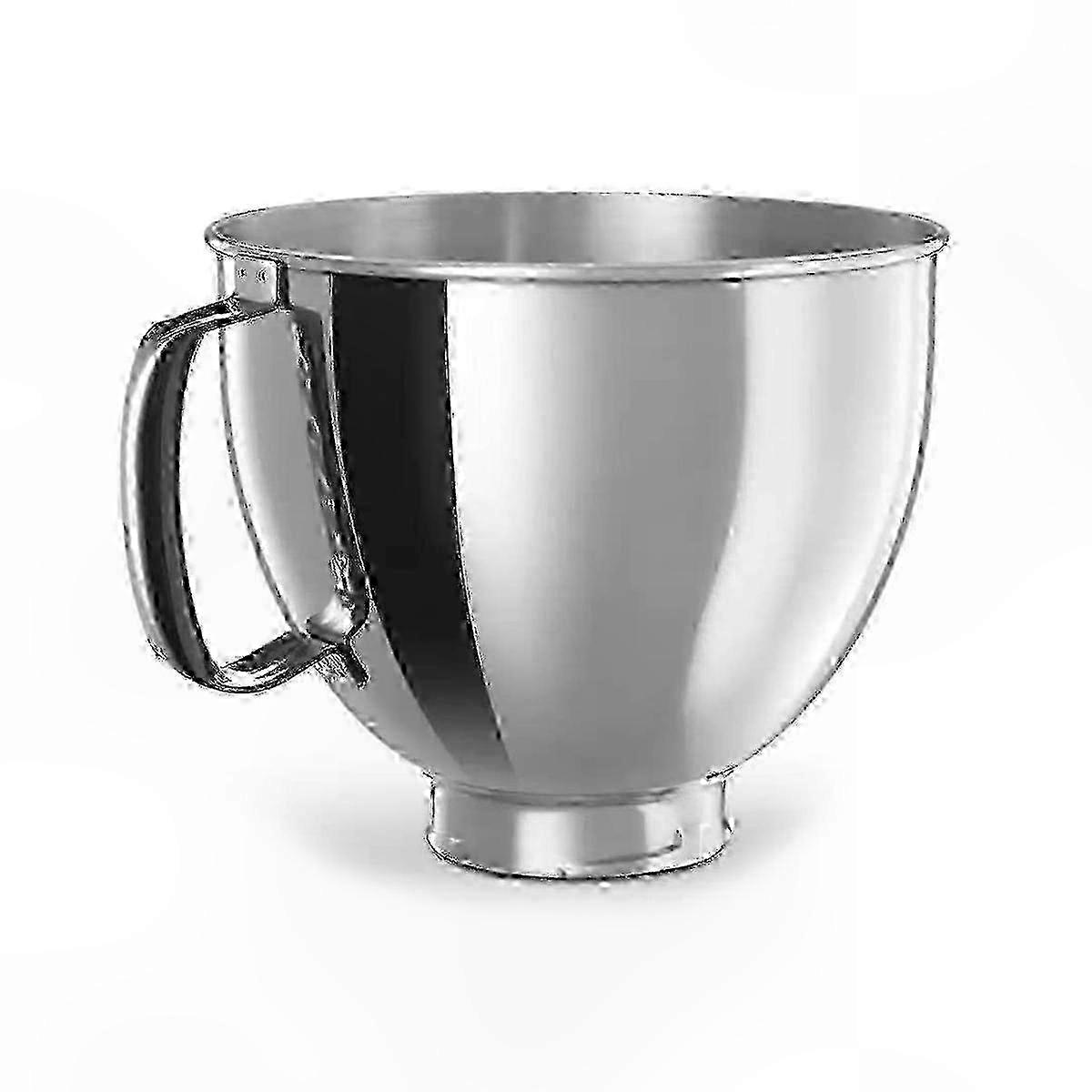 5 Quart Stainless Steel Bowl for Stand Mixers, Compatible with 4.5-5 Qt Tilt-Head Models