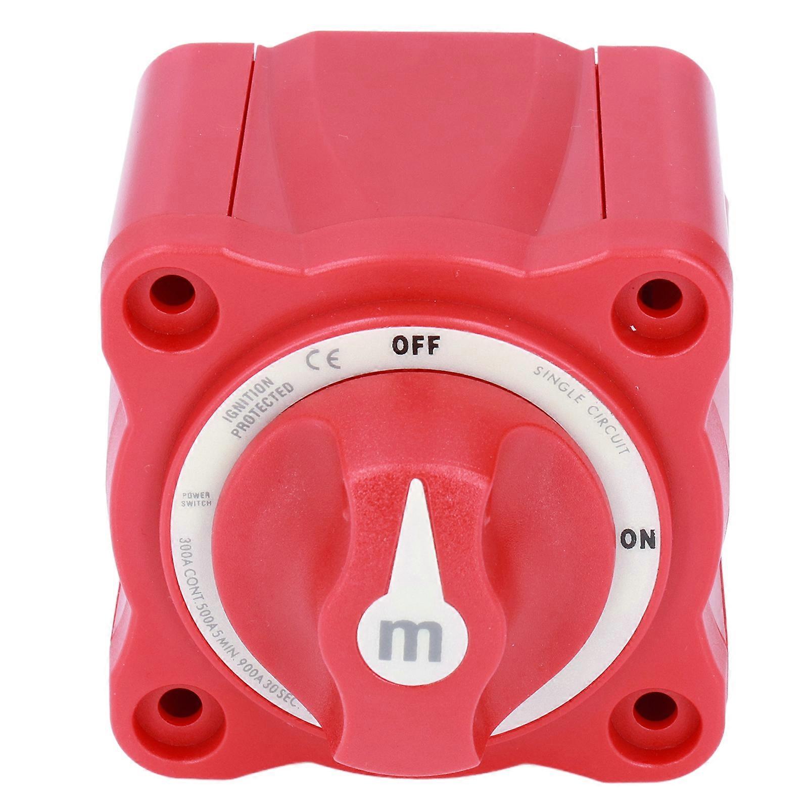 300A Battery Switch Mini Single Loop Battery Selector Switch for Yachts RVs Modified Cars Marine