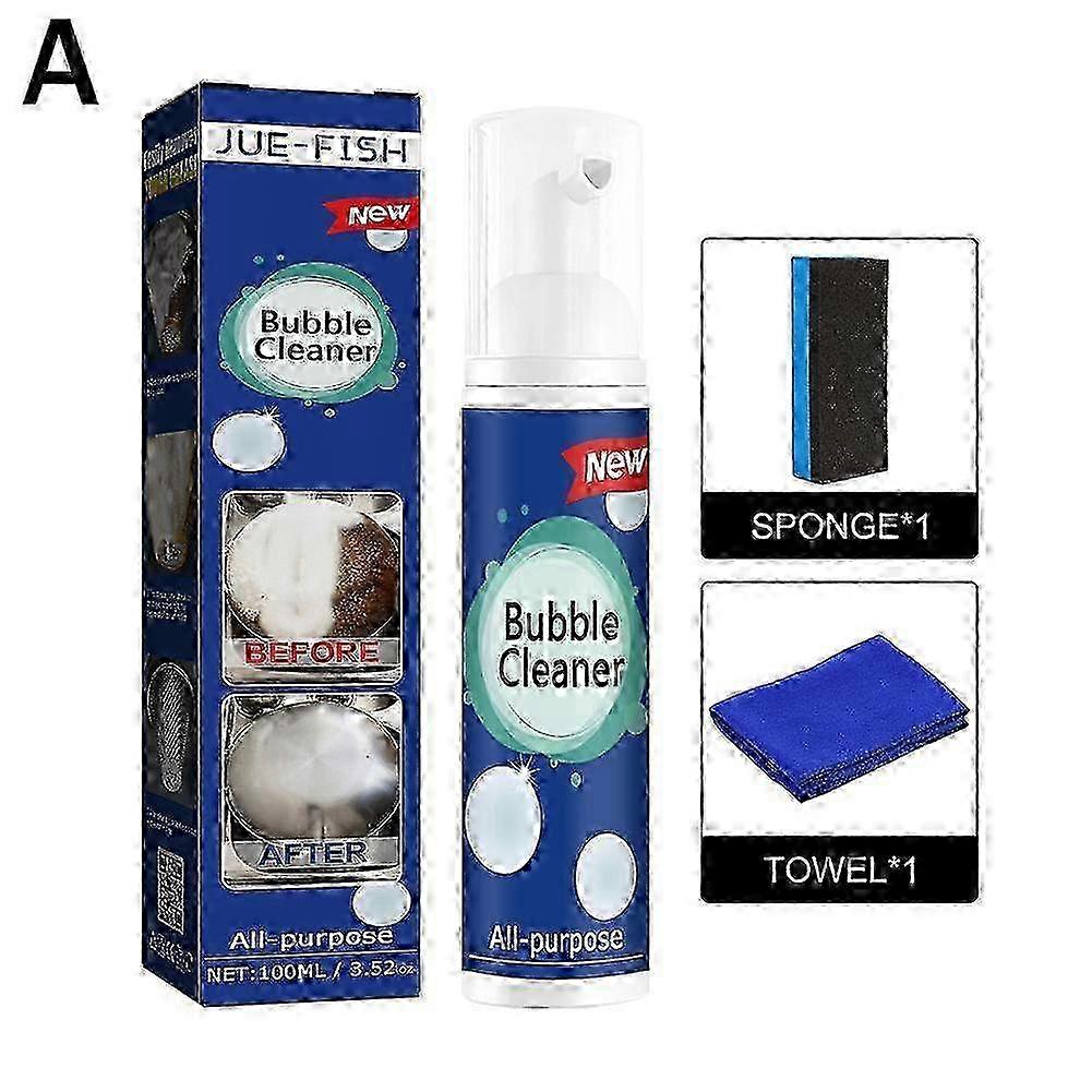 All-Purpose Foam Spray - 2 Pack Bubble Cleaner for Efficient Cleaning