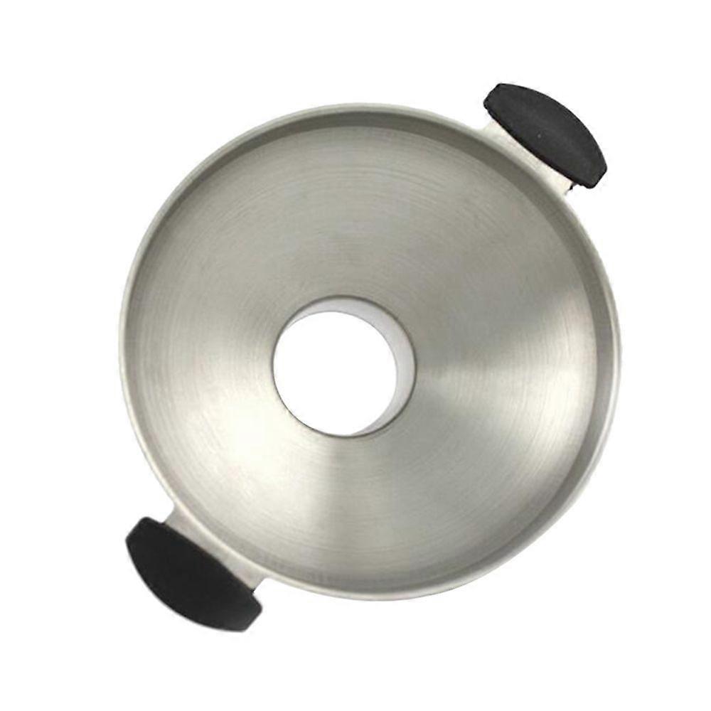 Large stainless steel funnel