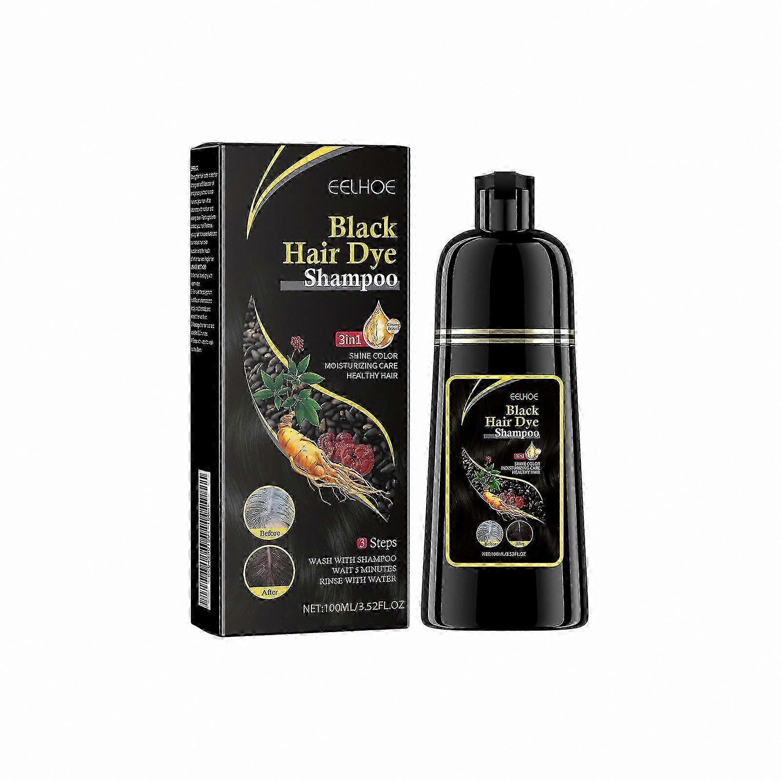 3-in-1 Hair Color Shampoo with Long-Lasting Formula and Plant-Based Ingredients (100ml)