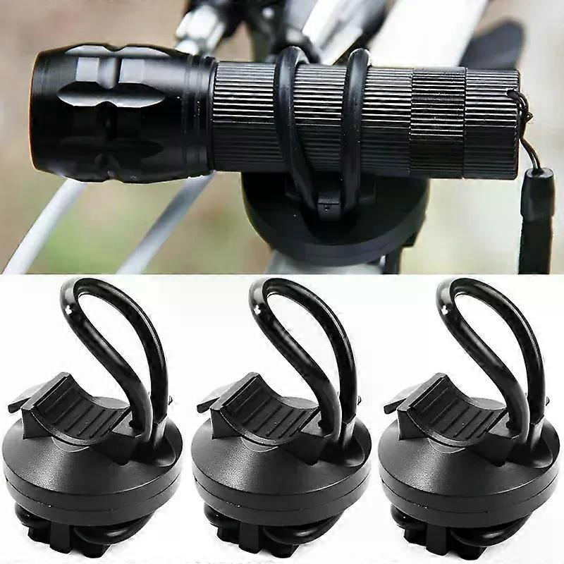 Bicycle Light Clip Holder 360 Degree Rotation Handlebar Clip for LED Flashlight Mountain Bike Front Flash Torch Light Bracket