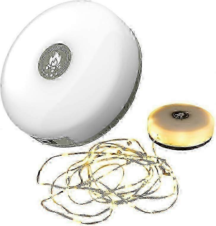 2-in-1 Portable Camping String Lights Waterproof Lantern with Quick Storage for Outdoor Tent Ambiance 2025