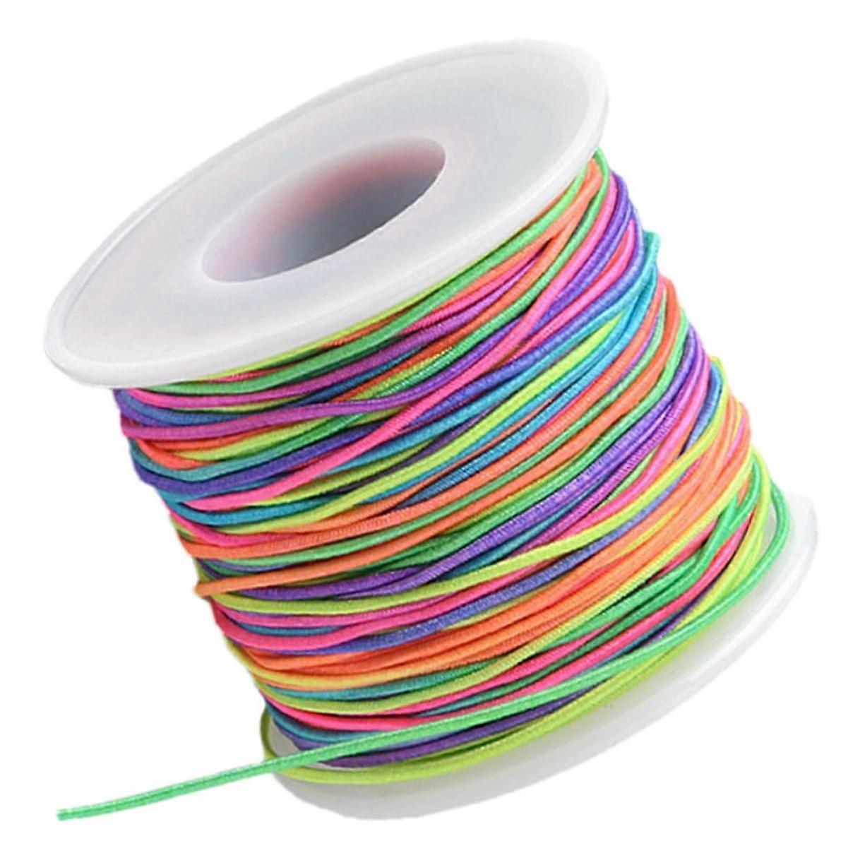 Elastic Bracelet Cord Polyester Beading String For DIY Jewelry Making, Stretchy Rope For Necklace And Bracelet Craft