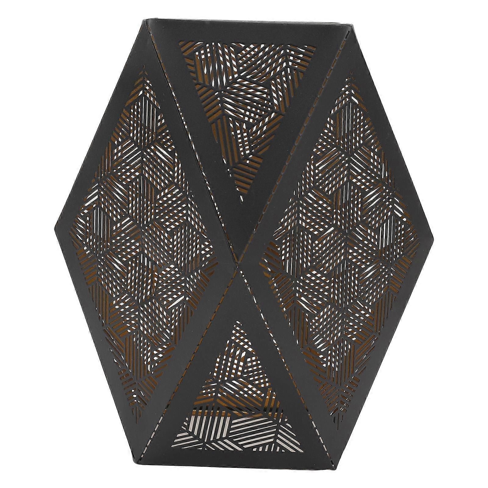 Metal Lampshade E27 E26 Polygonal Modern Hollow Lamp Shade for Table Lamp Pendant Floor Light