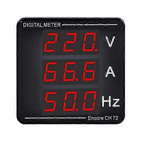 High Performance Digital Voltmeter Ammeter Panel AC50-500V 1-120A LED Display