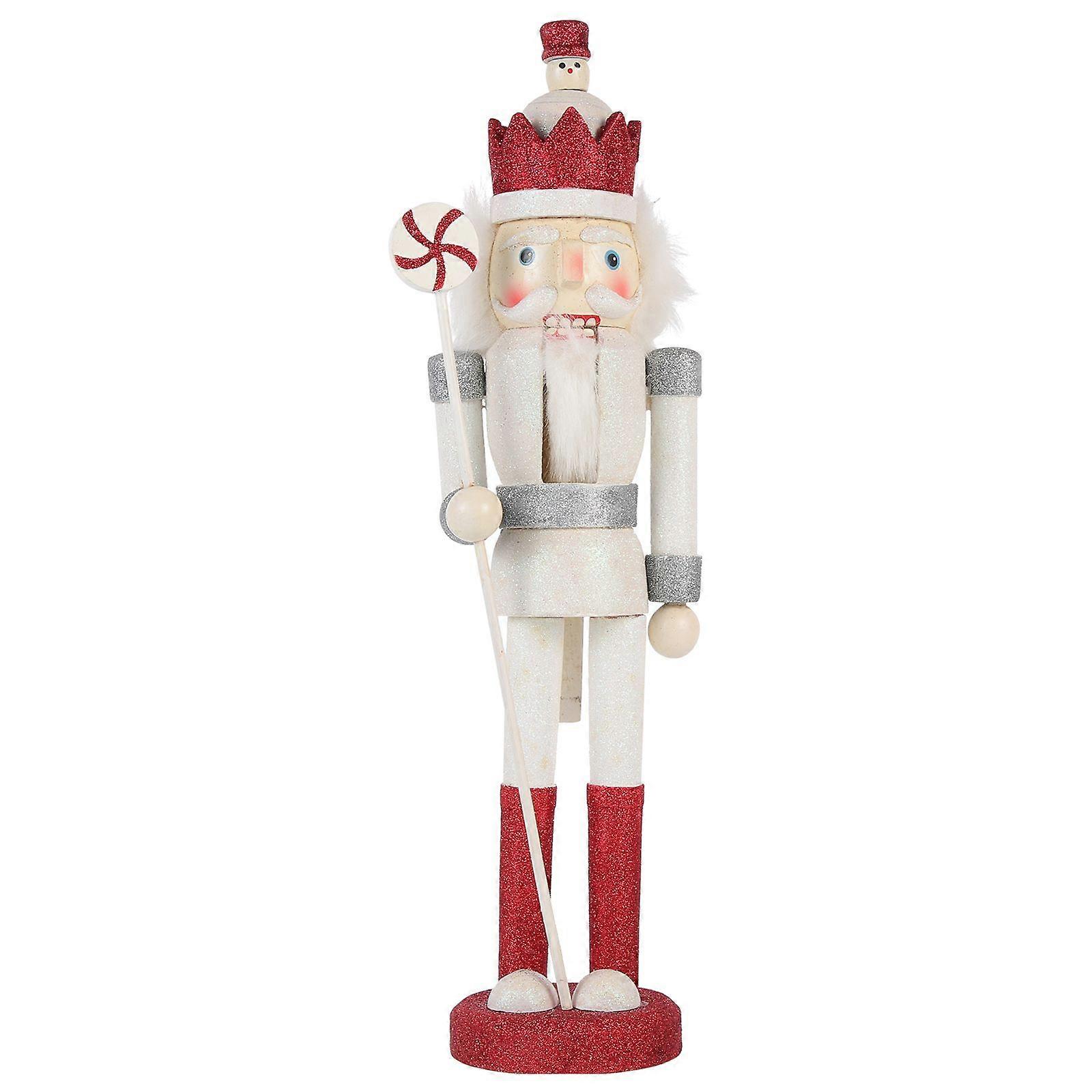 Nutcracker Soldier Decor Christmas Nutcracker Figure Wooden Nutcracker Soldier