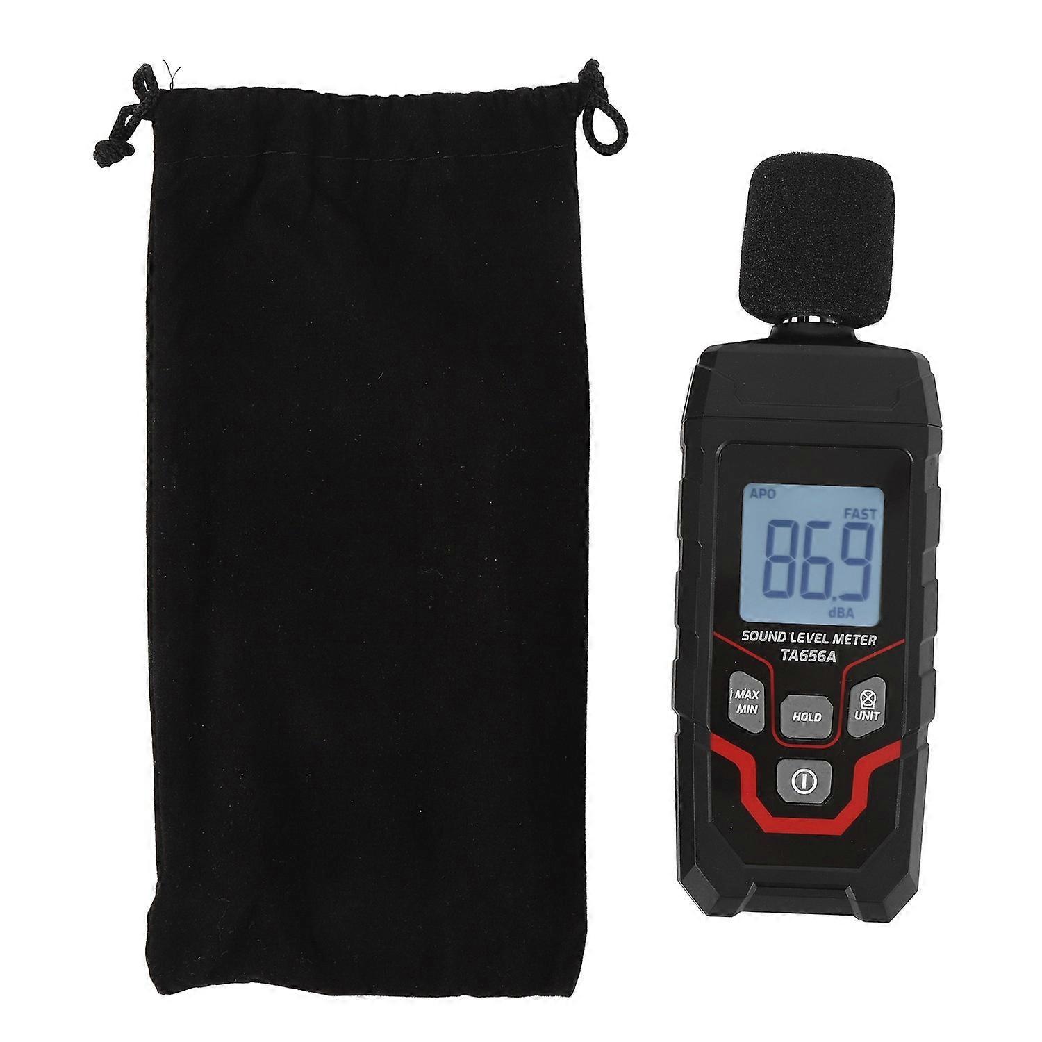 Digital Decibel Meter 30.0 to 130dBA Range ±1.5dB Accuracy Large Screen Portable Sound Level Meter