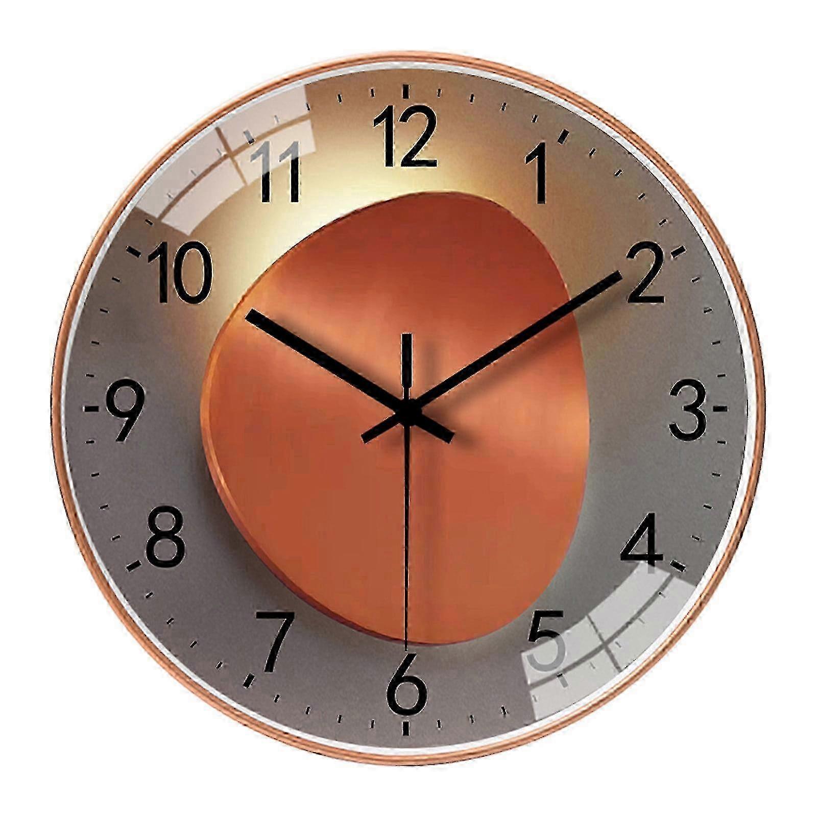 m Household Essentials ZKCCNUK Wall Clock Silent Non-Ticking Battery Operated,8 Inch Quartz Decorative,Easy To Read School Clock Up to 6