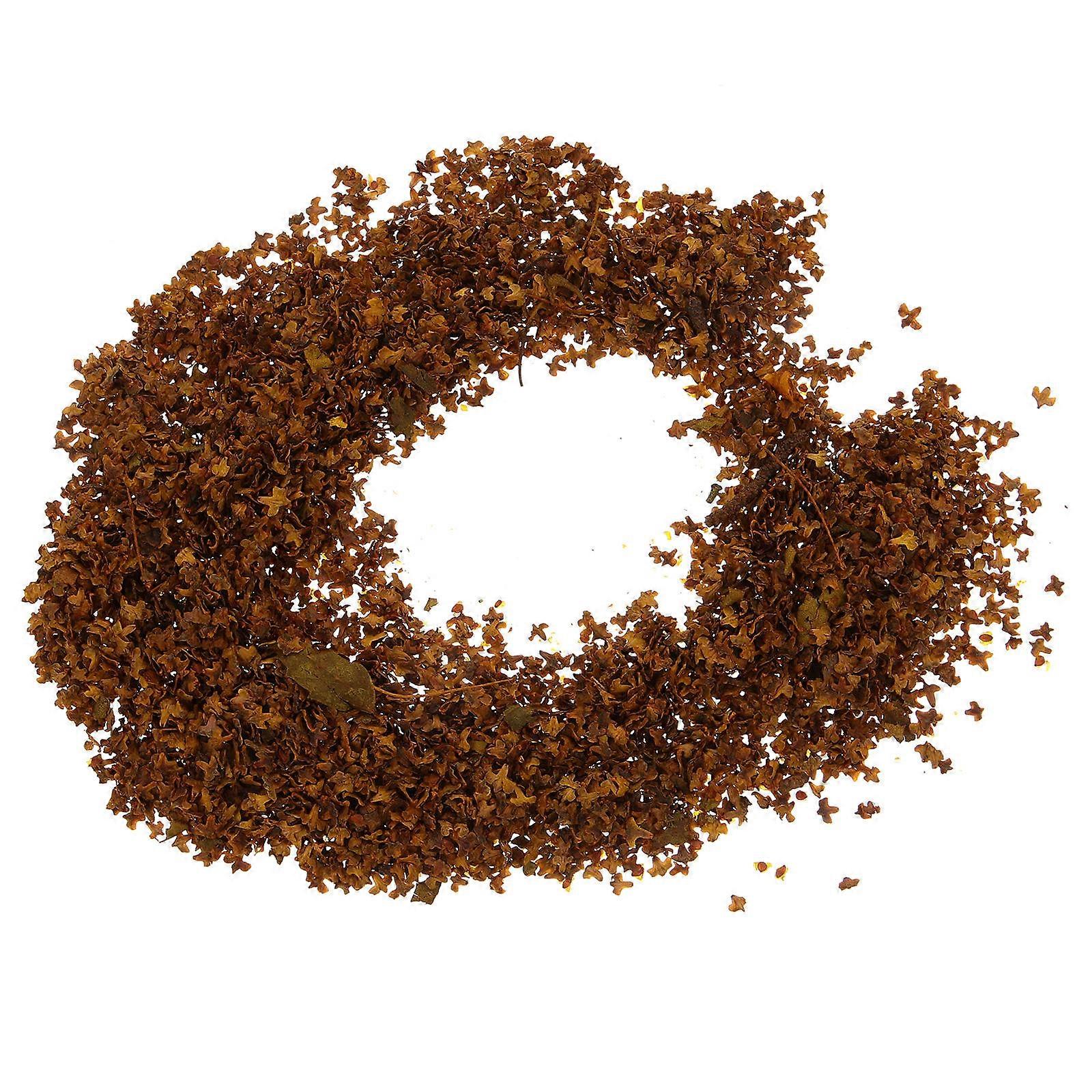 Craft Simulation Leaves 1 Pack Of Miniature Model Architecture Diorama Decoration For DIY Enthusiasts 0.50X0.30X0.10CM Yellow High Fidelity