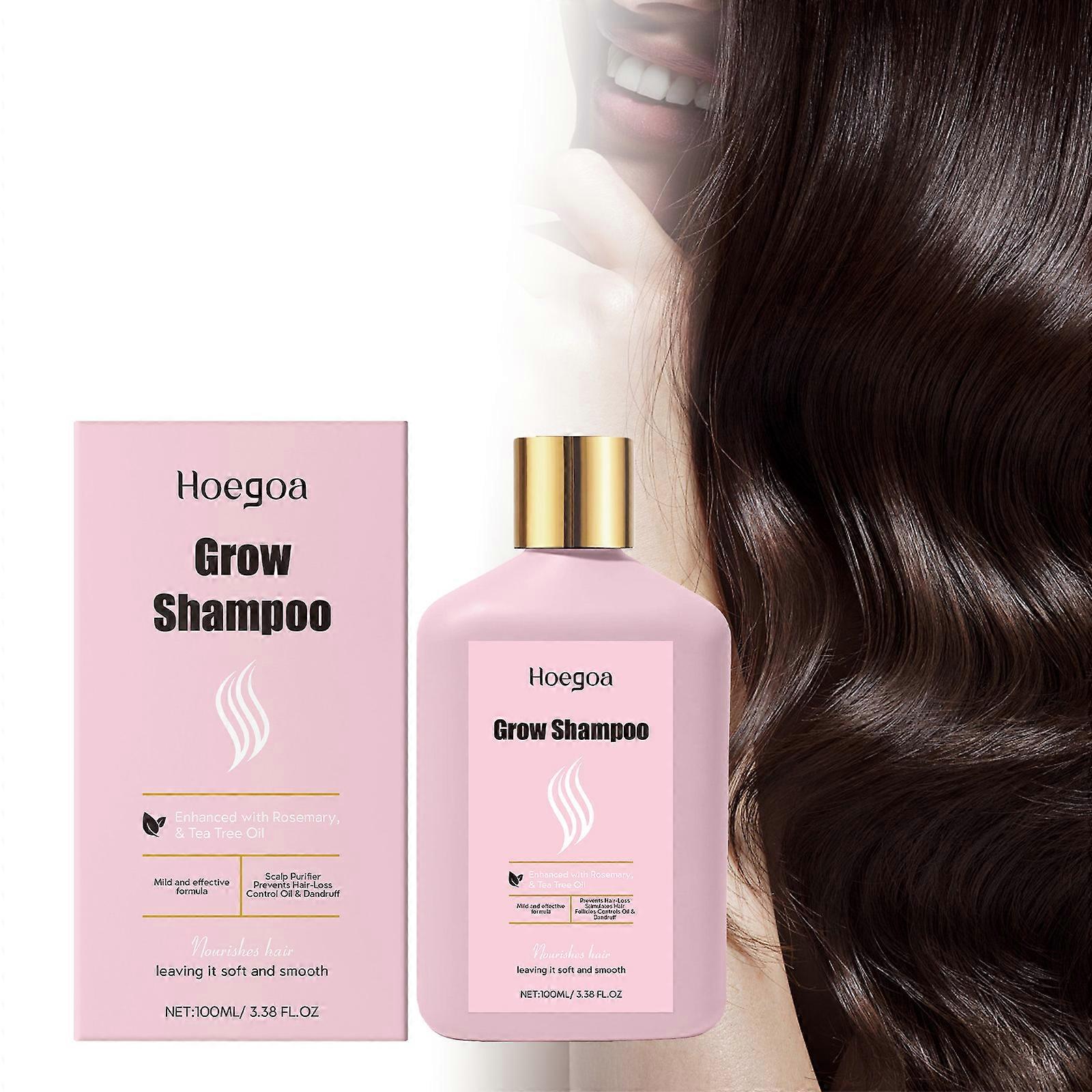 Hoegoa Nourishing Shampoo, Improves Dry Hair And Split Ends Refreshing Moisturizing Cleansing Scalp Shampoo