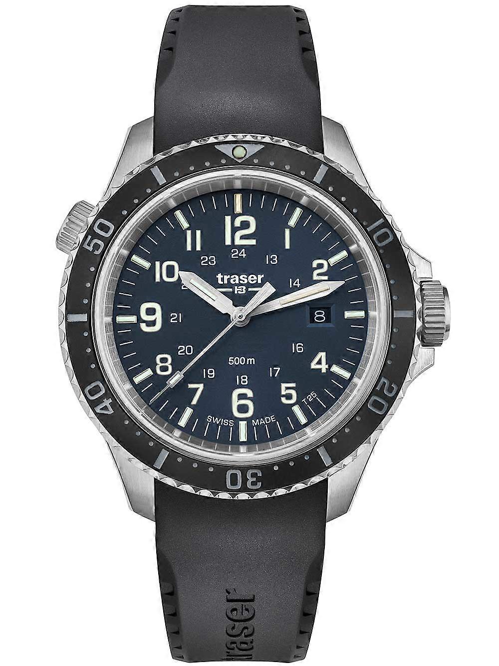 男士手表 Traser H3 109374， 石英， 46毫米， 50ATM