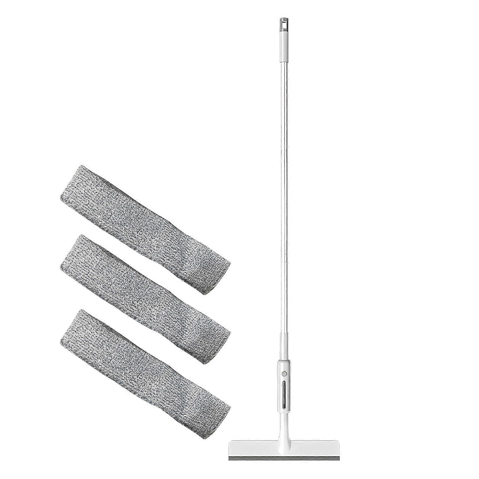 DoubleSided Window Cleaner with Water Spray Squeegee and Extension Handle for Glass