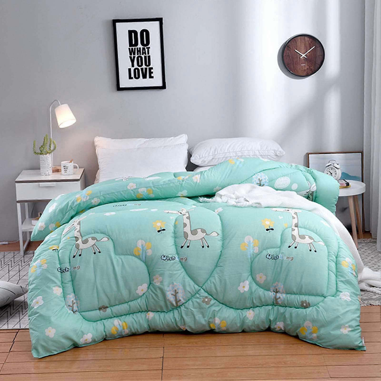 Down Alternative Comforter 59x79 Soft Quilted All Season Duvet Insert with Breathable Corner Loops