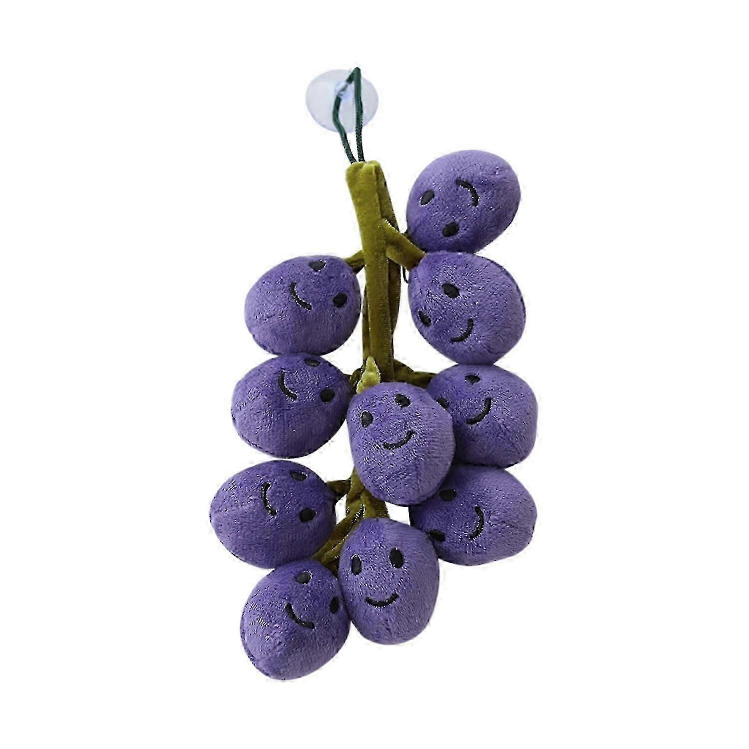 20CM Grape Plush Toy Simulation Lifelike Doll Stuffed Soft Toys Creative Grape Decorati