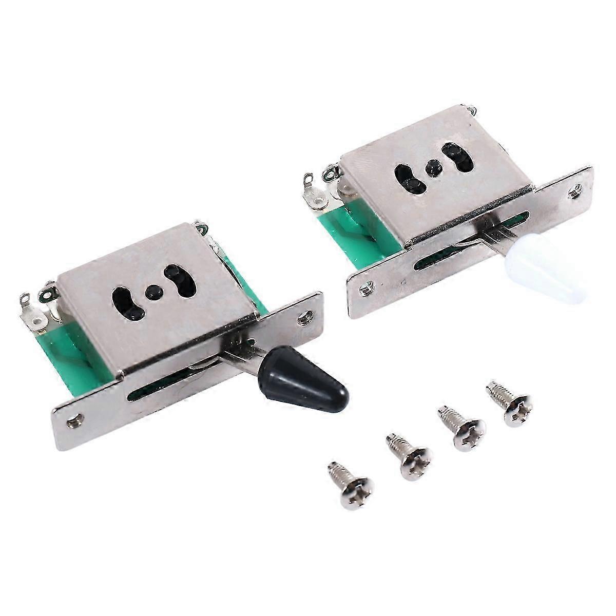 2Pcs 5-Way Pickup Selector Switch for ST/SQ Series Electric Guitar, Blade Toggle Shift Switches