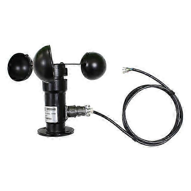 Weather station anemometer for data logging and pulse output