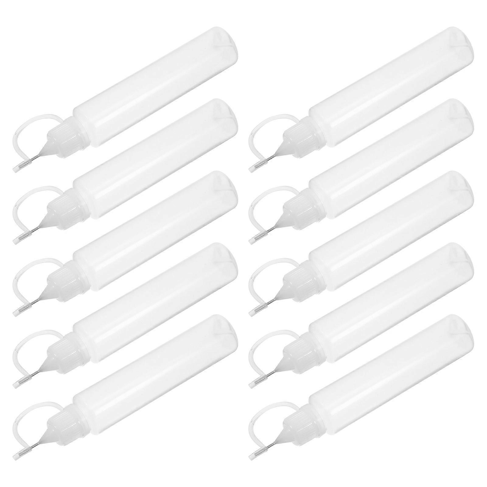 Precision Glue Applicator Bottle for Storage with Needle Tip 50Pcs