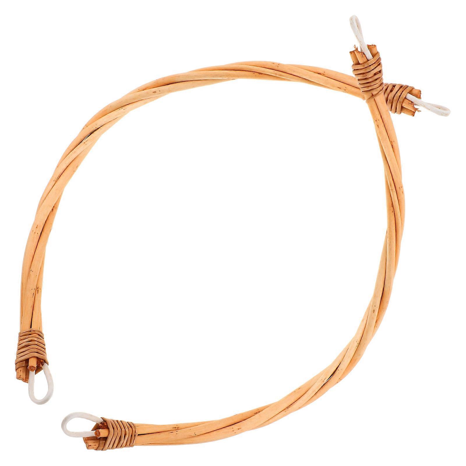 2Pcs Rattan Basket Handle Replacement with Easy Installation for Picnic Baskets