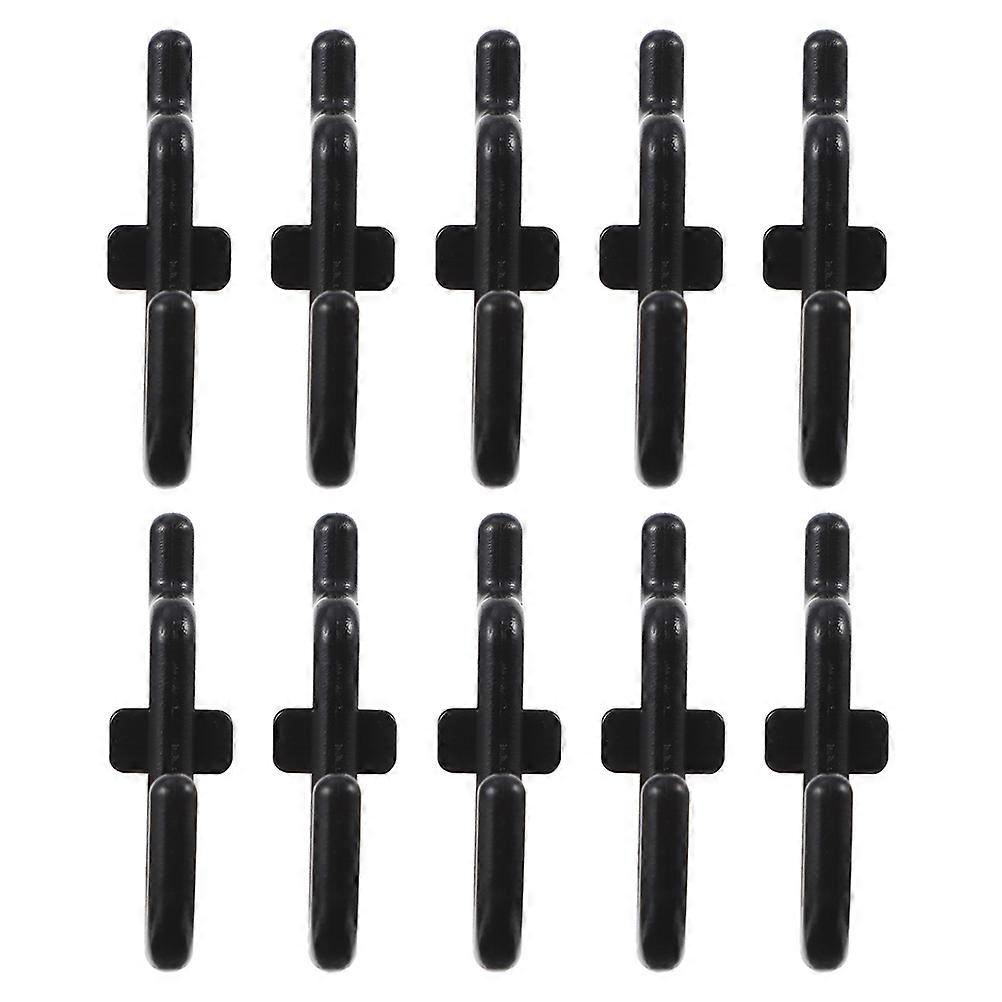 Pegboard Hooks Utility 10Pcs Plastic Hooks for Garage Storage
