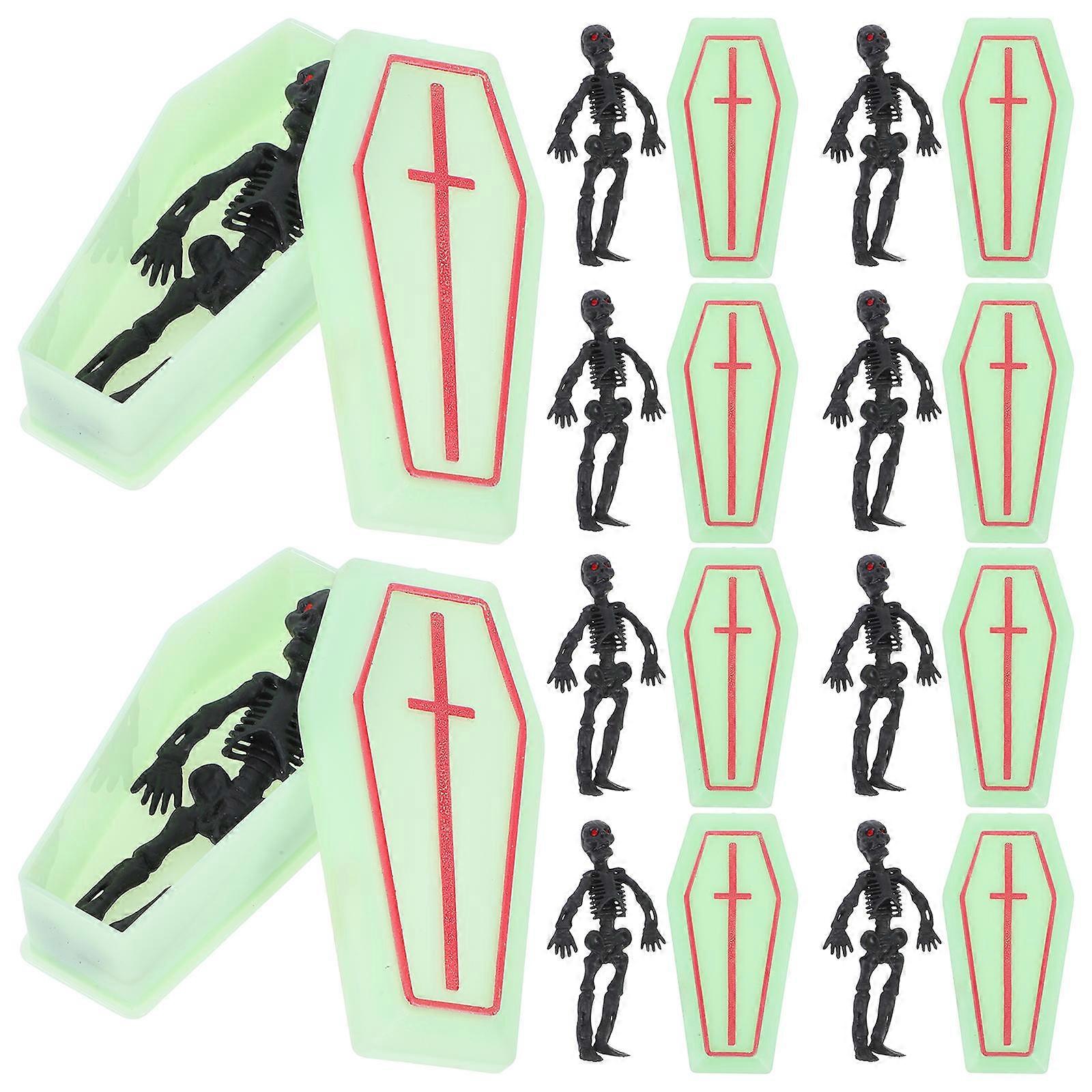 Plastic Coffin Mini Coffin for Party Decoration 3Sets