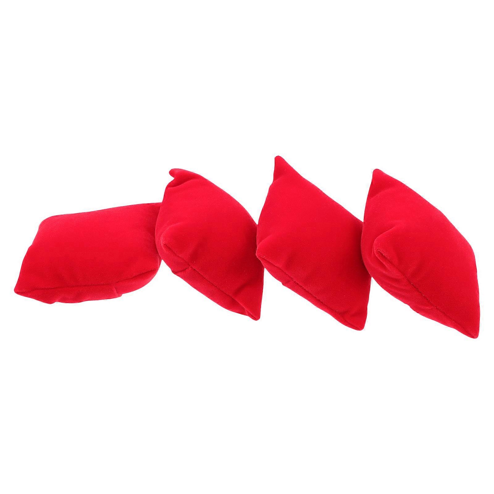 Watch Display Pillow Soft Flannel Material for Display 4Pcs Small Pillows