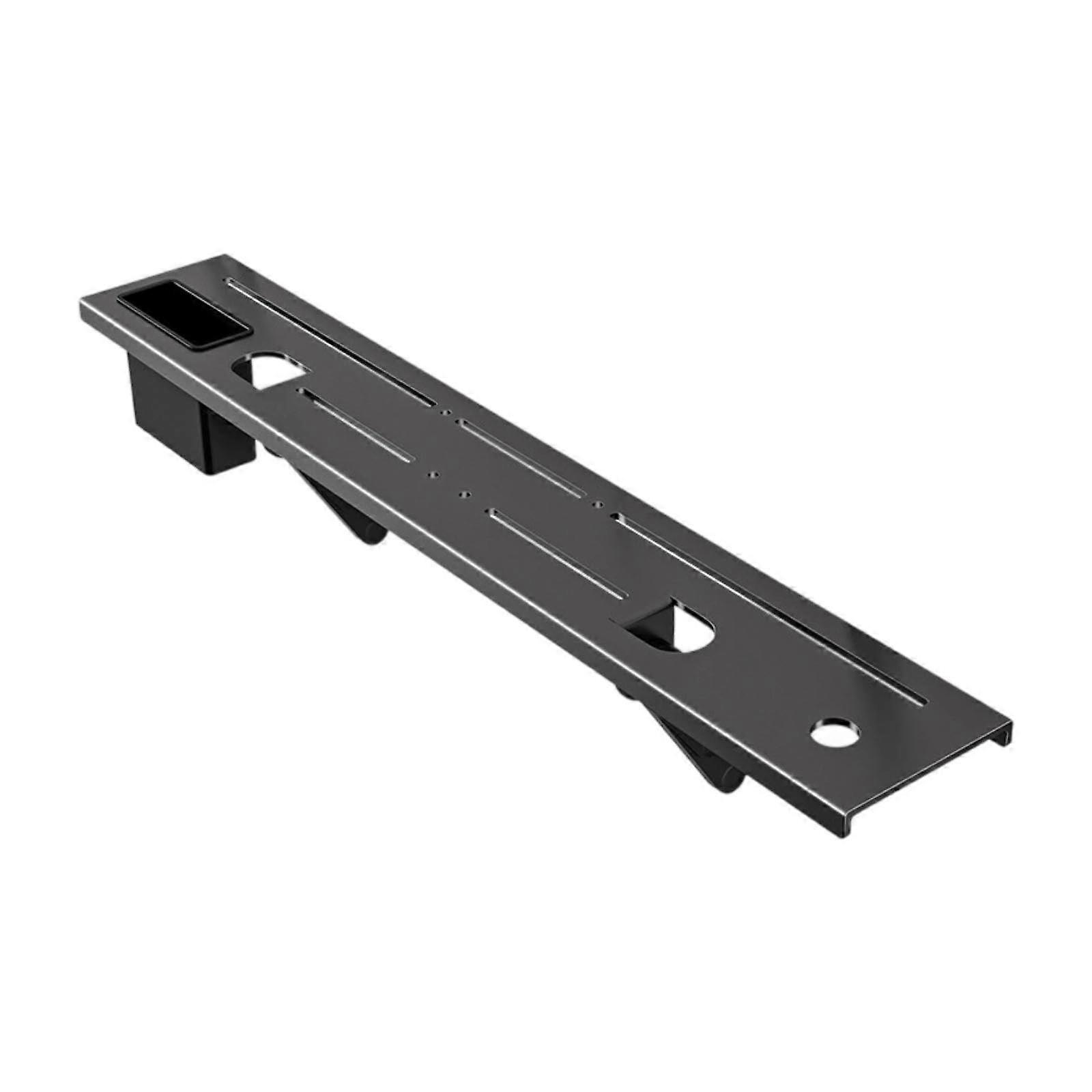 Easy Install Wall Mount For TV  Storage Solutions Black 60cmx10cm  Storage Mount Wall Bracket