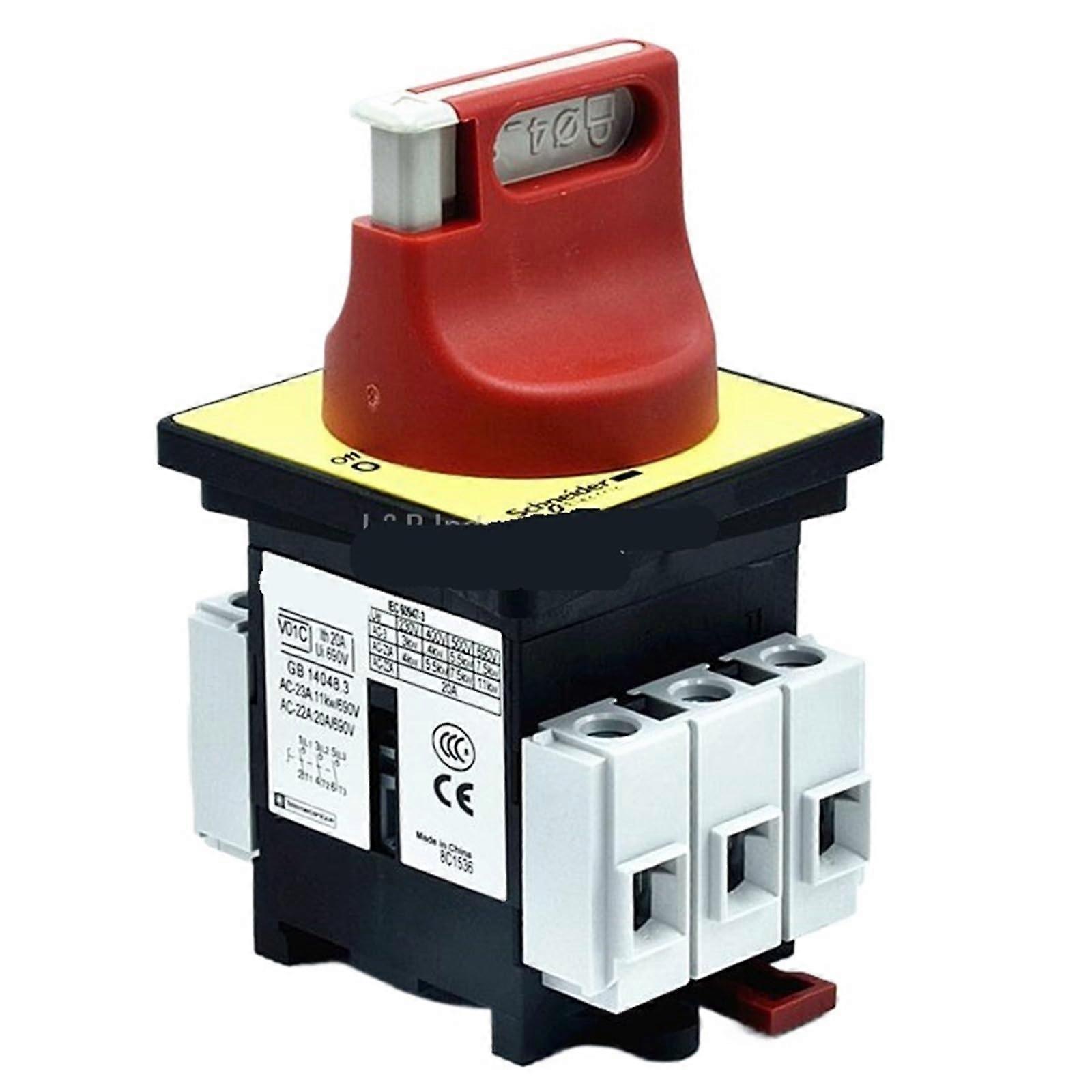 Electric 20A 3P VCF01C Load Switch Body V01C And Panel KCF1PZC SwitchDisconnector