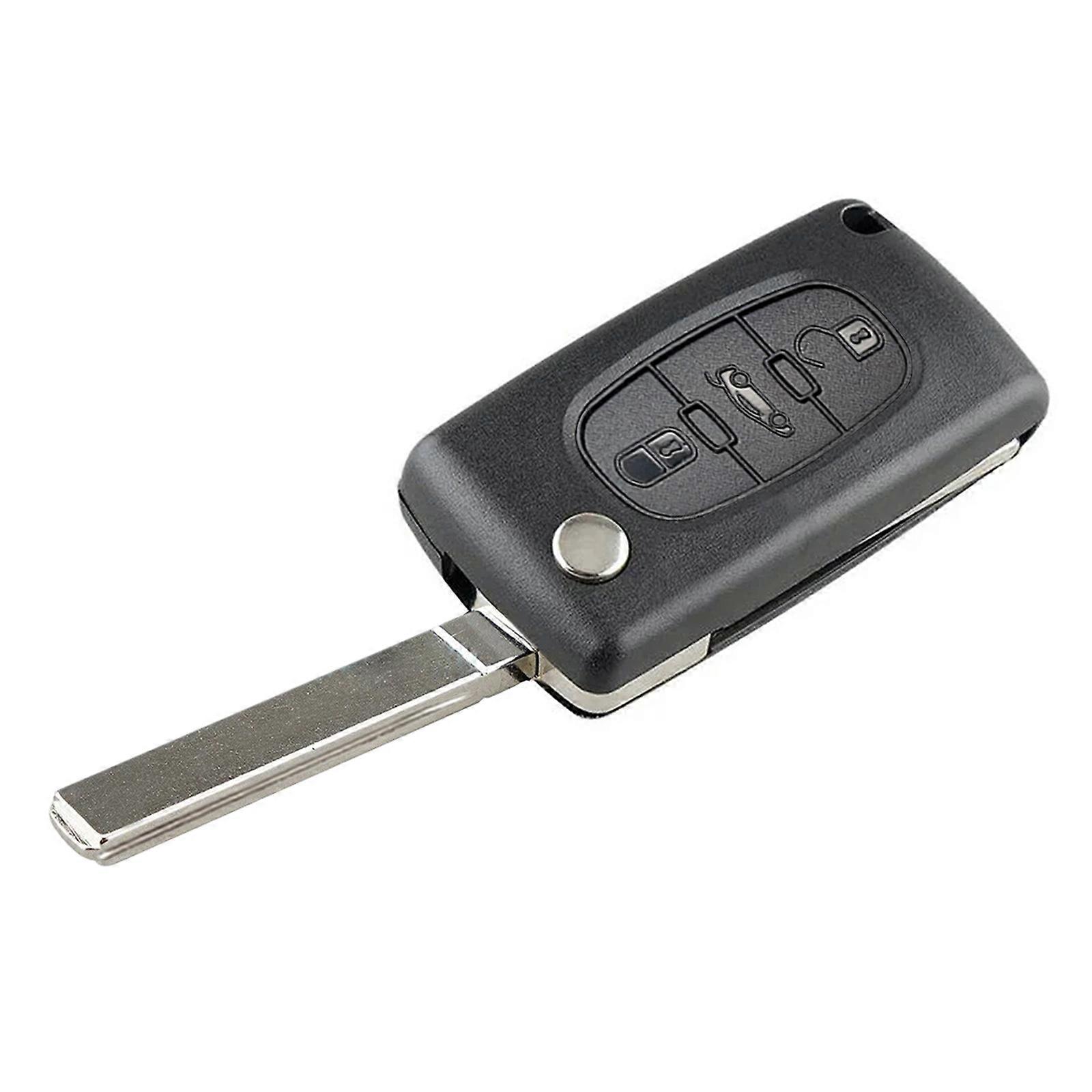 Remote Key Shell Cover Replacement Key Fob Case for C4 C5 2005-2011 Easy Installation Plastic Construction Multicolor