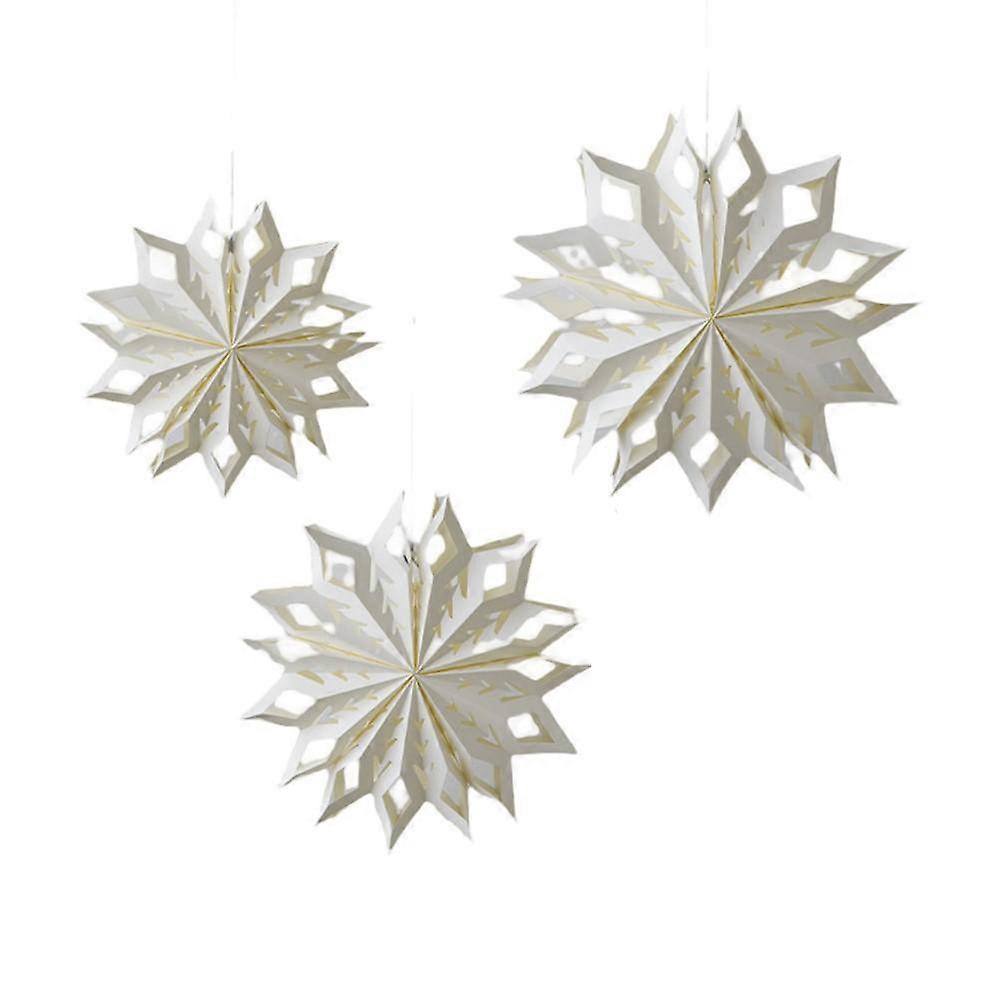 3D Snowflake Ornaments Christmas Hanging Decorations